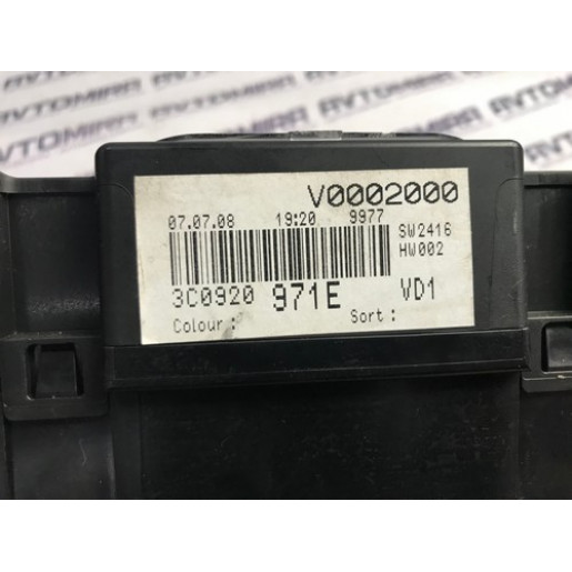 Панель приборов VW Passat B6 2.0TDI 6-ст. 2005-2010 3C0920971E